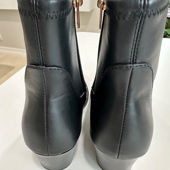 Womens COACH Black Pell Leather Boot - Sz 7.5B - Picture 6 of 8